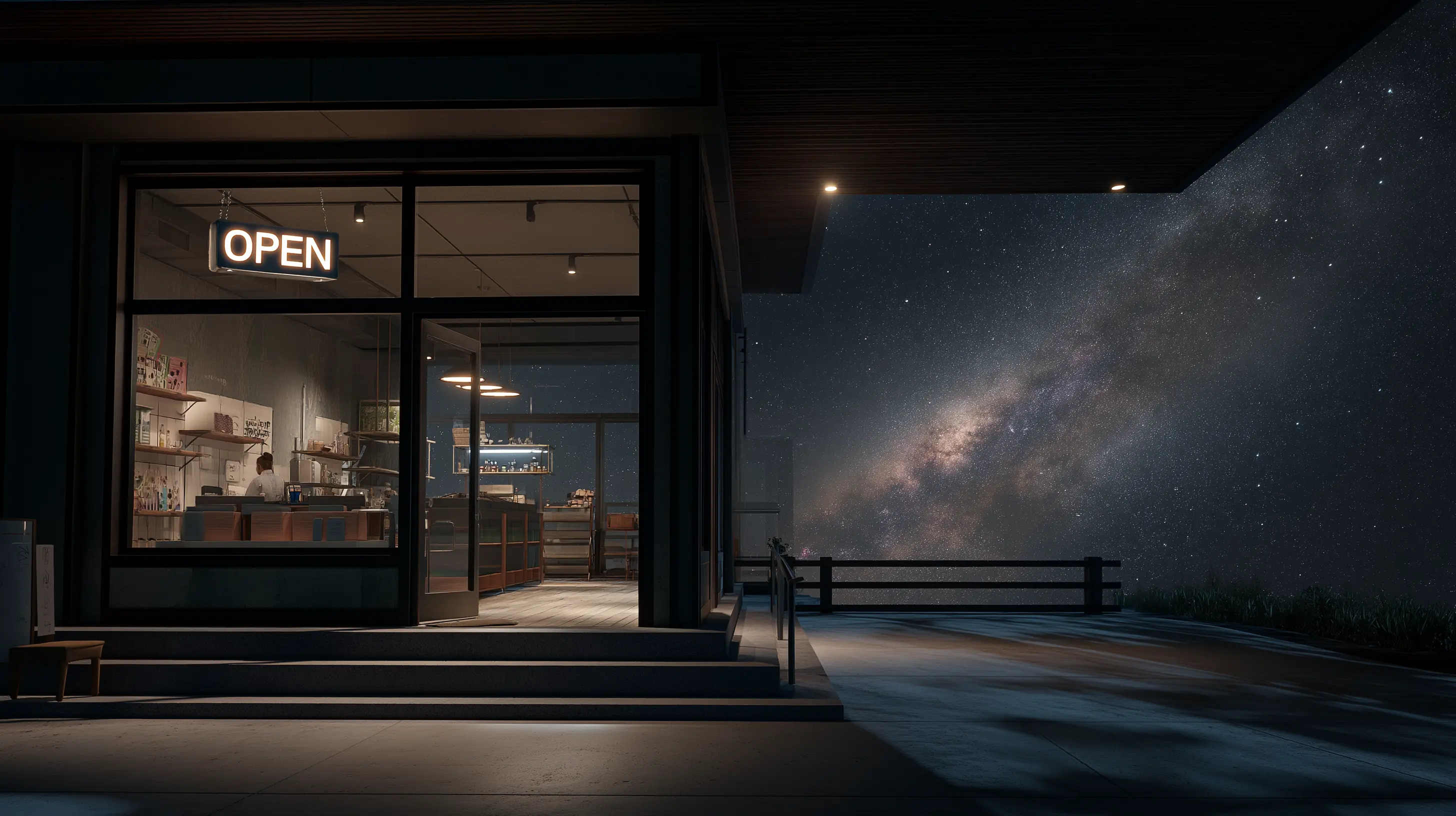 Small businesses showed up