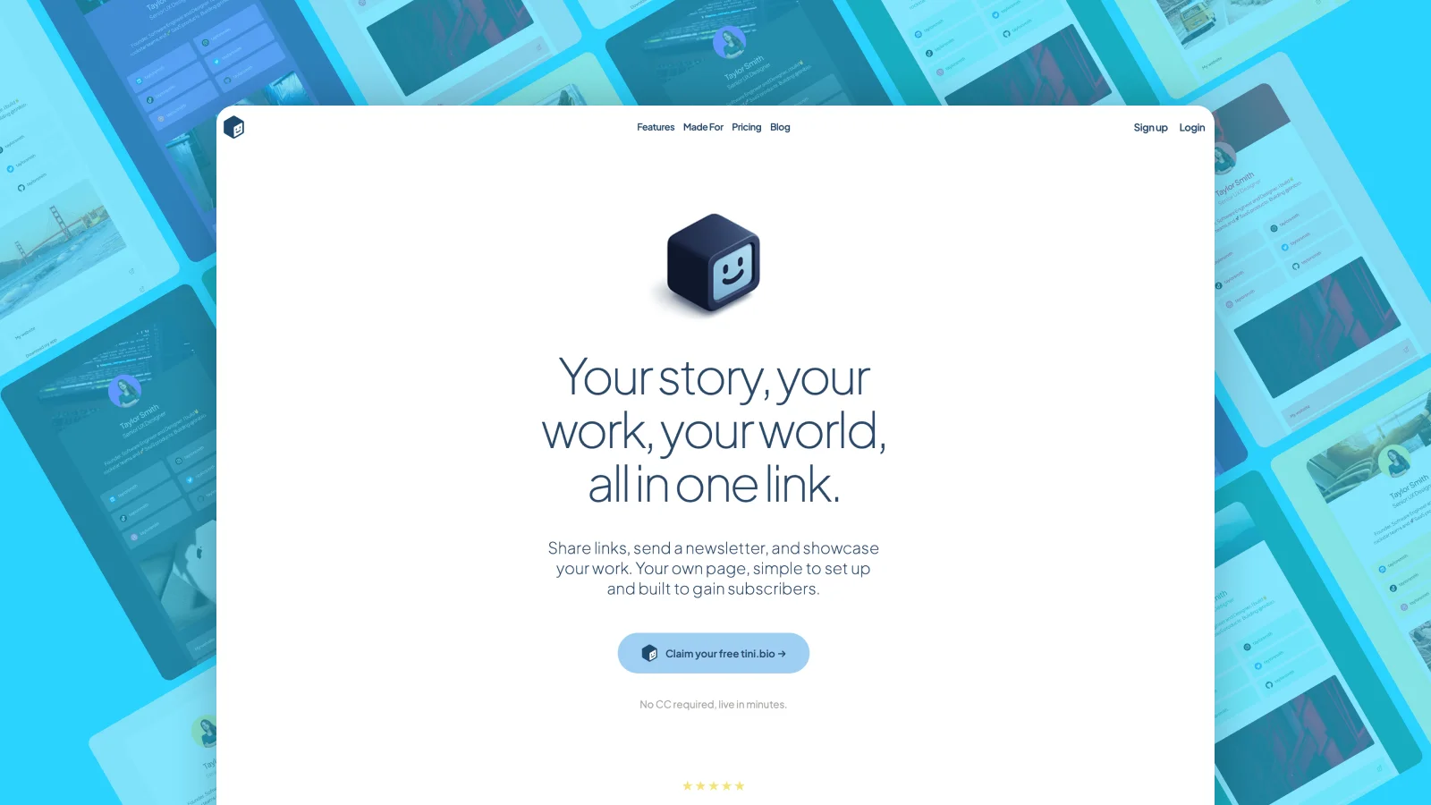 tini.bio Screenshot 1