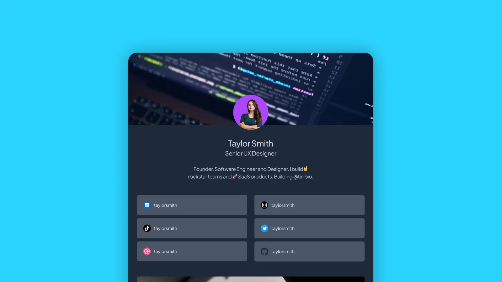 tini.bio Screenshot 2